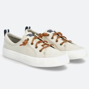 Sperry Crest Vibe Canvas Barrel Lace Sneaker - New/Never Worn
